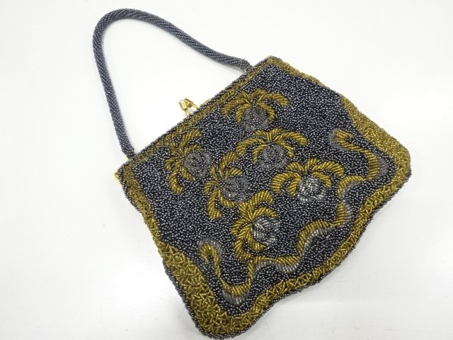 ビーズ　ハンドバッグ